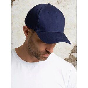 PX Clothing Co Mens Solid Navy Herringbone Baseball Hat NEW